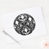 アンティーク壁紙 ラウンドシール (封筒)