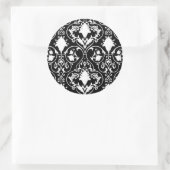 アンティーク壁紙 ラウンドシール (バッグ)