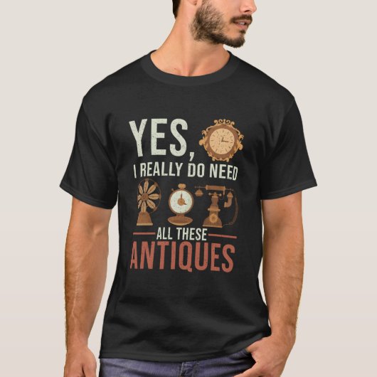 アンティーク大好き アンティークグッズ Tシャツ (正面)