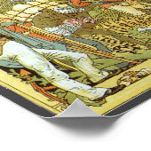 アンティーク大英帝国の世界地図， 1886 ポスター (角)