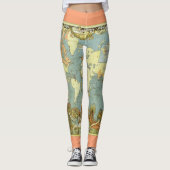 アンティーク大英帝国の世界地図, 1886 レギンス (正面)