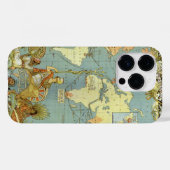 アンティーク大英帝国の世界地図, 1886 Case-Mate iPhoneケース (裏面 (横))