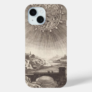 アンティーク天文学の空と太陽のby Alain Mallet iPhone 15ケース