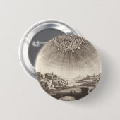 アンティーク天文学の空と太陽 by Allain Mallet 缶バッジ (正面&裏面)