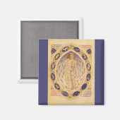 アンティーク天〔占星術の〕十二宮図図、ヴィンテージ天文学 マグネット (正面/裏面)