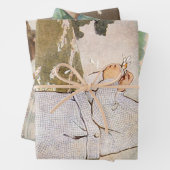 アンティーク子ピッキングデイジー花 ラッピングペーパーシート (インサイチュ)