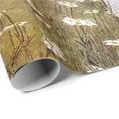 アンティーク子ピッキングデイジー花 ラッピングペーパー (ロールコーナー)