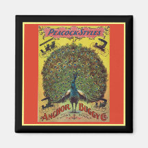 アンティーク孔雀乳母車会社レッドイエロー