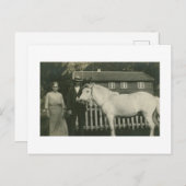 アンティーク実在写真ノルウェー農家 ポストカード (正面/裏面)