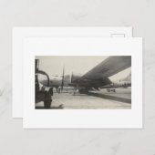アンティーク実在写真WWII B-29爆撃機 ポストカード (正面/裏面)