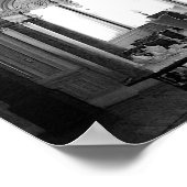 アンティーク家具ヴィンテージ白黒フォト ポスター (角)