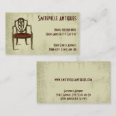 アンティーク家具店の名刺 名刺 (正面/裏面)