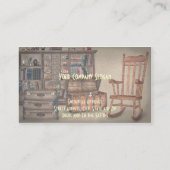 アンティーク家具店の名刺 名刺 (裏面)