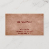 アンティーク家具店の名刺 名刺 (裏面)