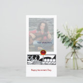 アンティーク容器とラバーズレッドルビージェム白黒 シーズンカード (スタンド正面)