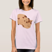 アンティーク寝猫日本の木版浮世絵 Tシャツ (正面)