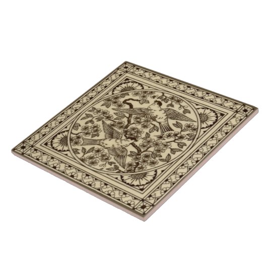 アンティーク審美セ日本のピア鳥タイルレプロ タイル (側面)