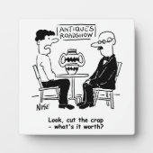 アンティーク専門家何の価値があるおもしろい フォトプラーク (正面)