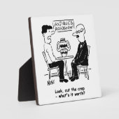 アンティーク専門家何の価値があるおもしろい フォトプラーク (正面)