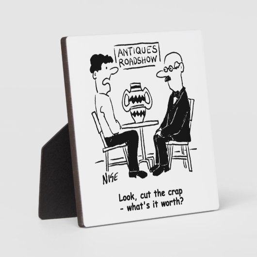 アンティーク専門家何の価値があるおもしろい フォトプラーク (正面)