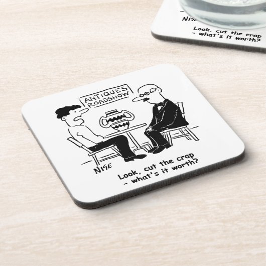アンティーク専門家評価に値するおもしろいもの コースター (左側)