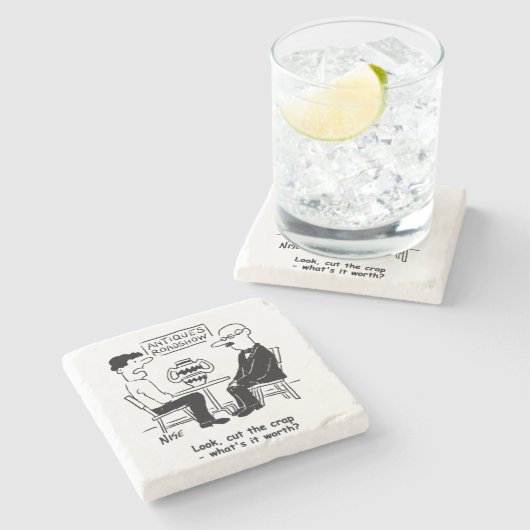 アンティーク専門家評価に値するおもしろいもの ストーンコースター (横)