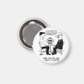 アンティーク専門家評価に値するおもしろいもの マグネット (正面/裏面)