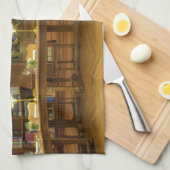 アンティーク履歴ライブラリ キッチンタオル (四つ折り)