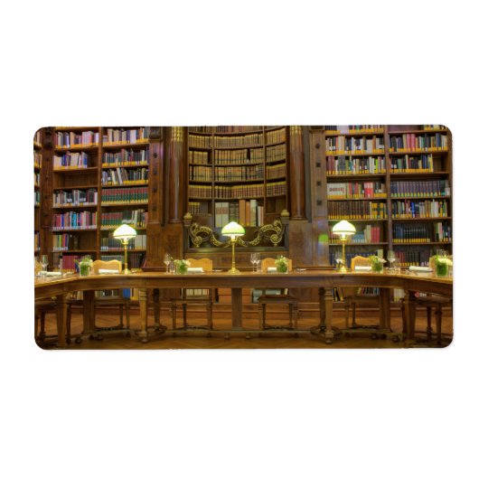 アンティーク履歴ライブラリ ラベル (正面)