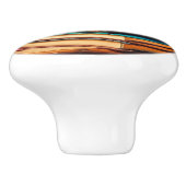 アンティーク山積みヴィンテージ図書花 セラミックノブ (側面)