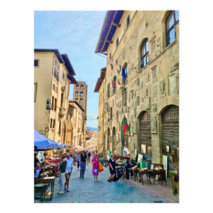アンティーク市場（イタリア、アレッツォ） フォトプリント           