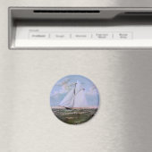 アンティーク帆船スループヨット マグネット (インサイチュ (食洗機))