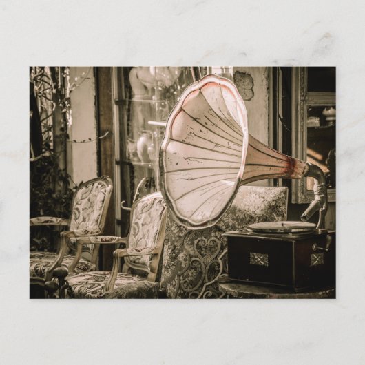 アンティーク店はがき ポストカード (正面)