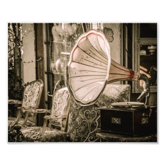 アンティーク店ポスター フォトプリント            (正面)