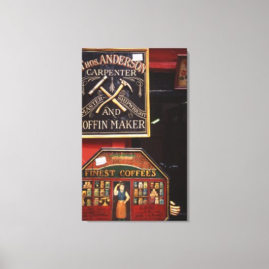 アンティーク店 キャンバスプリント (正面)