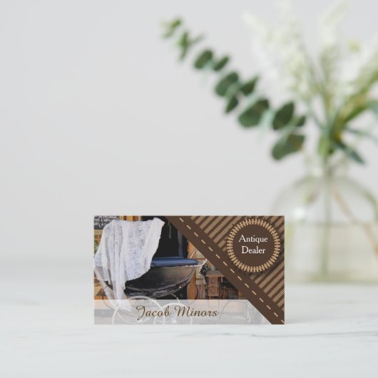 アンティーク店 名刺 (スタンド正面)