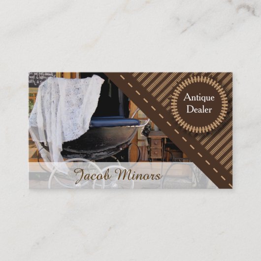 アンティーク店 名刺 (正面)