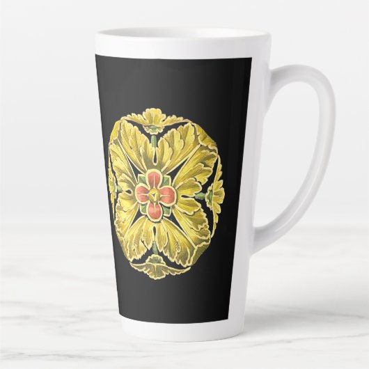 アンティーク建築用ロゼット第3号 カフェラテマグ (右)