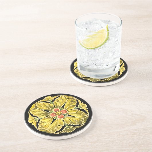 アンティーク建築用ロゼット第3号 コースター (側面)