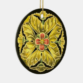 アンティーク建築用ロゼット第3号 セラミックオーナメント (右)