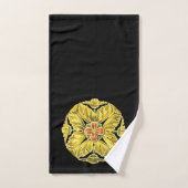 アンティーク建築用ロゼット第3号 バスタオルセット (ハンドタオル)