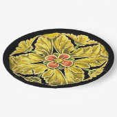 アンティーク建築用ロゼット第3号 ペーパープレート (アングル)