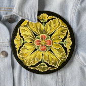 アンティーク建築用ロゼット第3号 缶バッジ (インサイチュ)