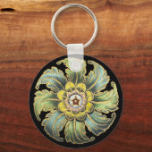 アンティーク建築用ロゼットNo. 1 キーホルダー (裏面)