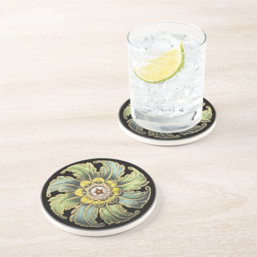 アンティーク建築用ロゼットNo. 1 コースター (側面)