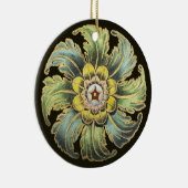 アンティーク建築用ロゼットNo. 1 セラミックオーナメント (右)