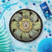 アンティーク建築用ロゼットNo. 1 ペーパープレート (パーティー)