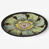 アンティーク建築用ロゼットNo. 1 ペーパープレート (アングル)