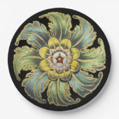 アンティーク建築用ロゼットNo. 1 ペーパープレート (正面)