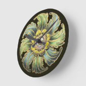 アンティーク建築用ロゼットNo. 1 ラウンド壁時計 (傾斜)